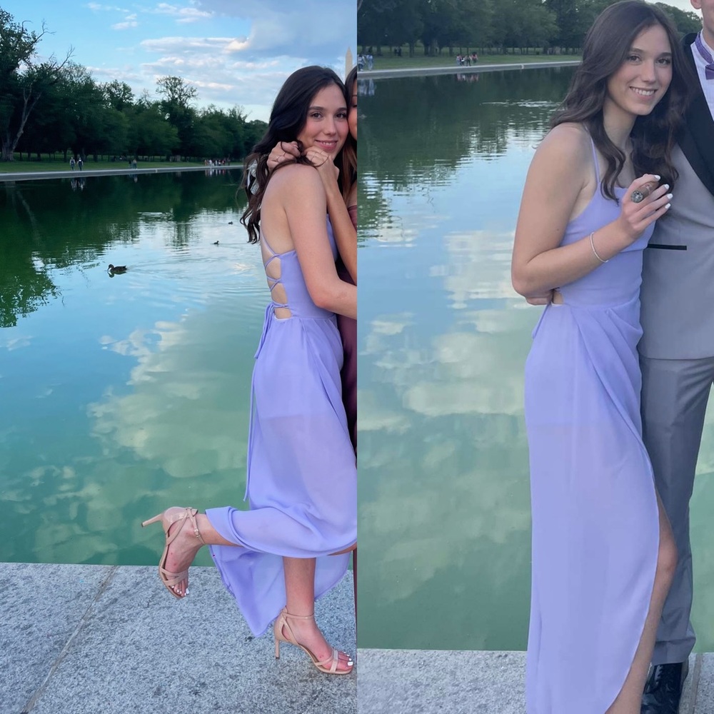 Purple Long Dress